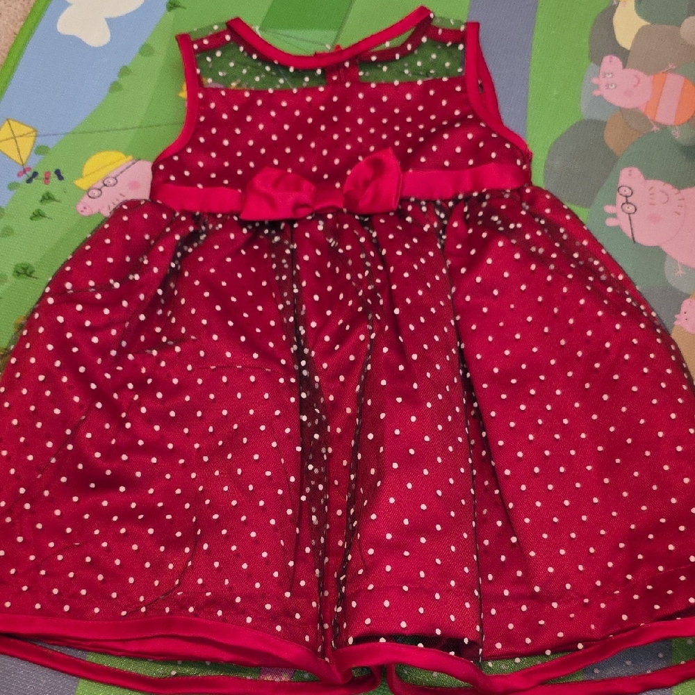 Penelope Mack Red Dress with White Dots